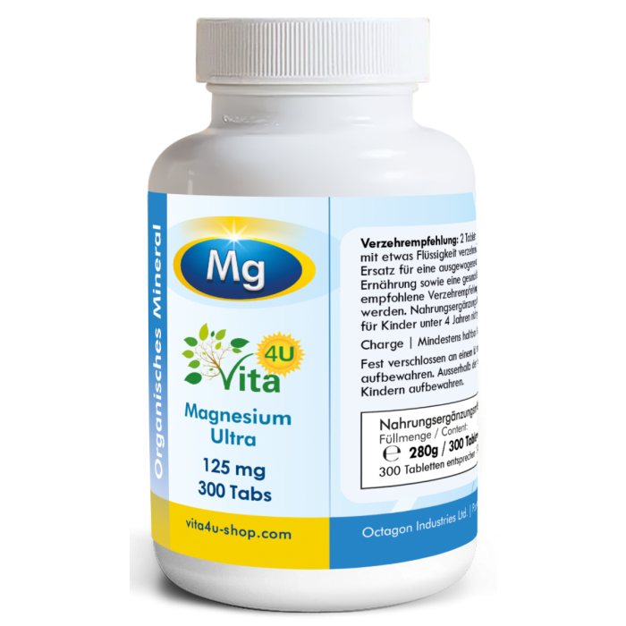 Magnesium 125mg als Glycinat