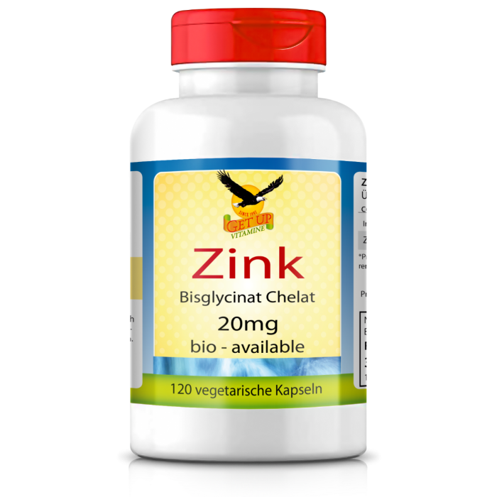 Zink 20mg als Bisglycinat von GetUP bestellen